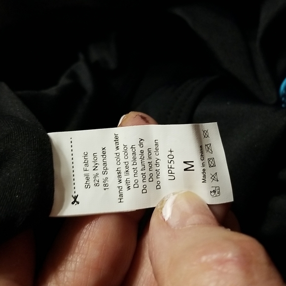 NWT ATHLETIC RACER BACK LINED MOLDED CUPS SWIM  UPF 50 RACER BACK SIZE MED - Picture 9 of 9